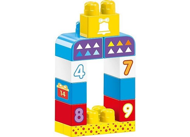 שק רב פעמי עם 60 לבני בניה גדולות וצבעוניות Dolu Toys