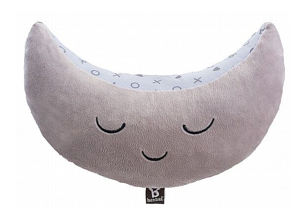 כרית תמיכה בצורת ירח MOONI למניעת שריטות מחגורת הרכב ולתמיכה בראש בזמן שינה