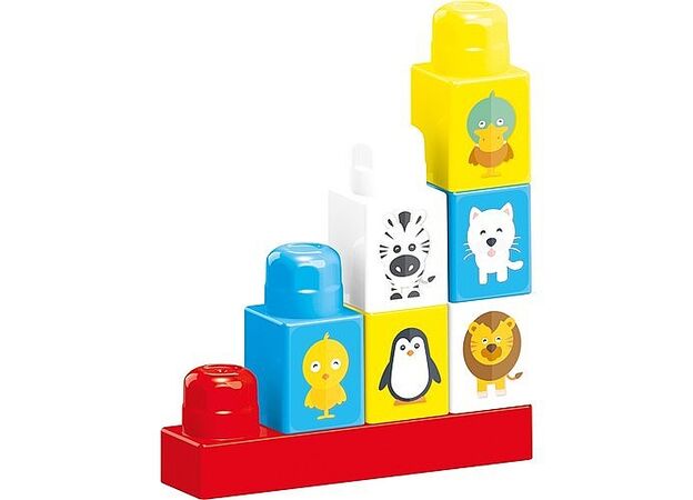 שק רב פעמי עם 100 לבני בניה גדולות וצבעוניות Dolu Toys