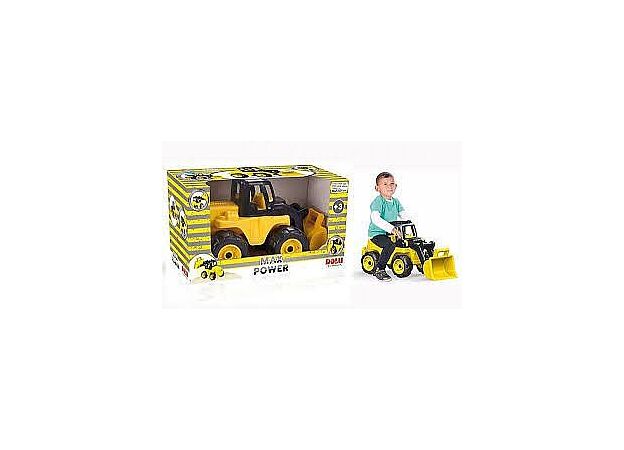 בימבה ישיבה טרקטור שופל גדול עם כף Dolu Toys