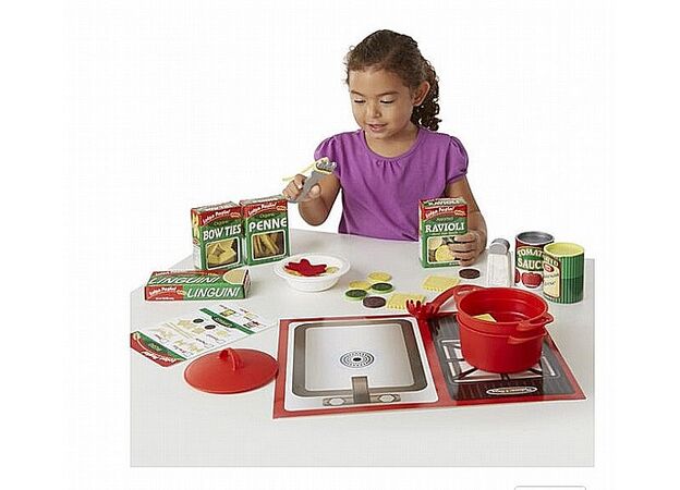 ערכה להכנת פסטה מעץ מבית Melissa and Doug