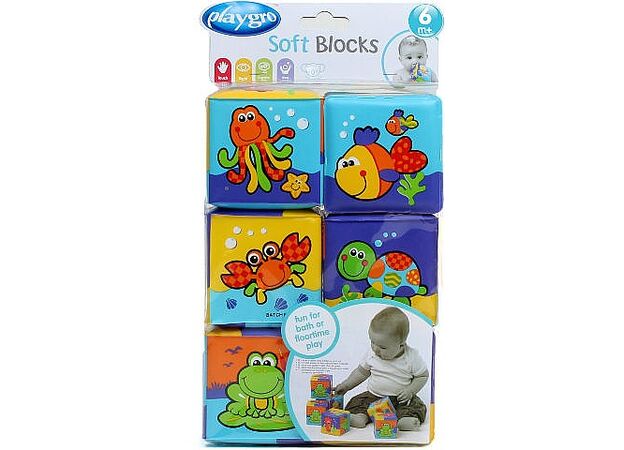 קוביות רכות לאמבטיה playgro