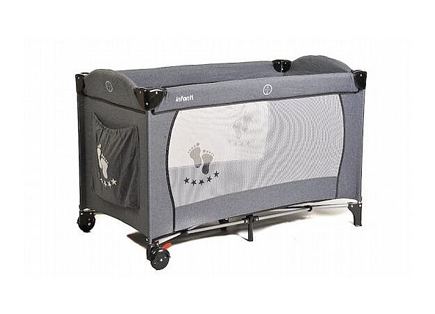 לול קמפינג ענק 2 ב1 גם עריסה פלטינום  INFANTI PLATINUM
